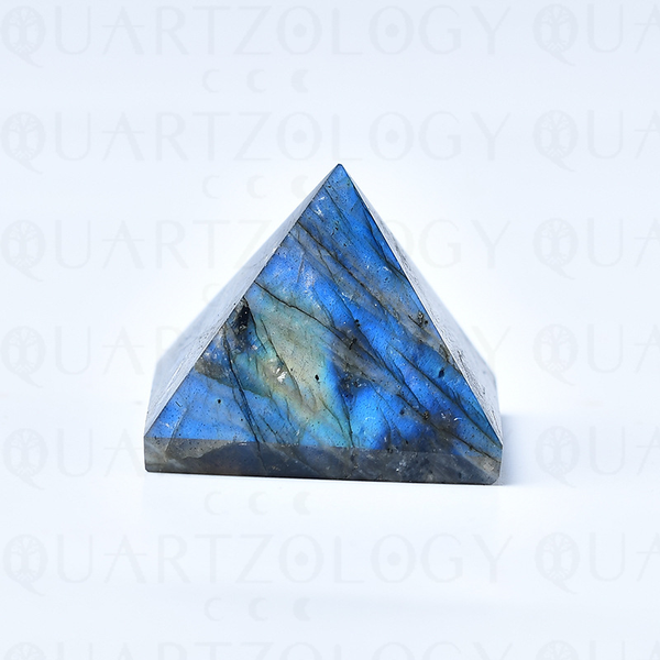Moonstone Quartz Crystal Pyramid