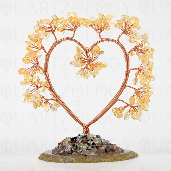 Citrine Crystal Tree of Life Ornament