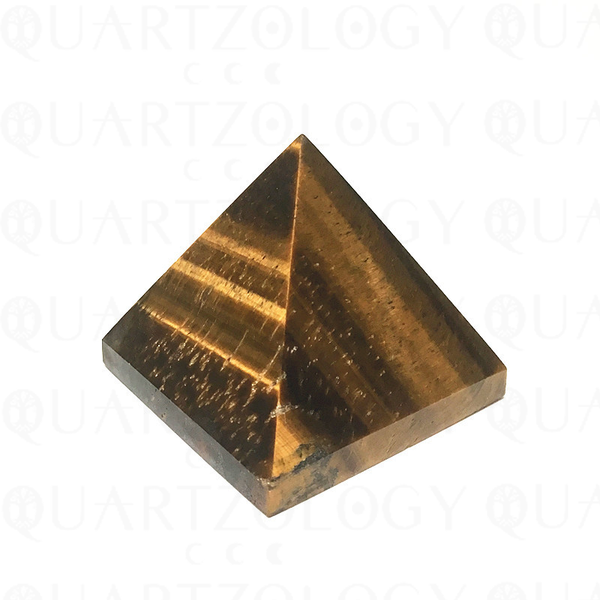 Tigers Eye Quartz Crystal Pyramid