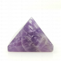 Amethyst Quartz Crystal Pyramid