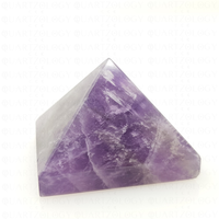 Amethyst Quartz Crystal Pyramid