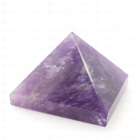 Amethyst Quartz Crystal Pyramid