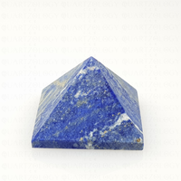 Lapis Lazuli Quartz Crystal Pyramid