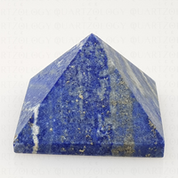 Lapis Lazuli Quartz Crystal Pyramid