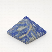 Lapis Lazuli Quartz Crystal Pyramid