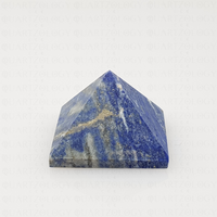 Lapis Lazuli Quartz Crystal Pyramid